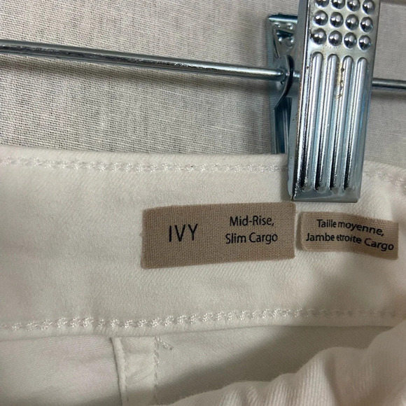 Mavi white Ivy slim denim cargo Sz 27 - Picture 10 of 13